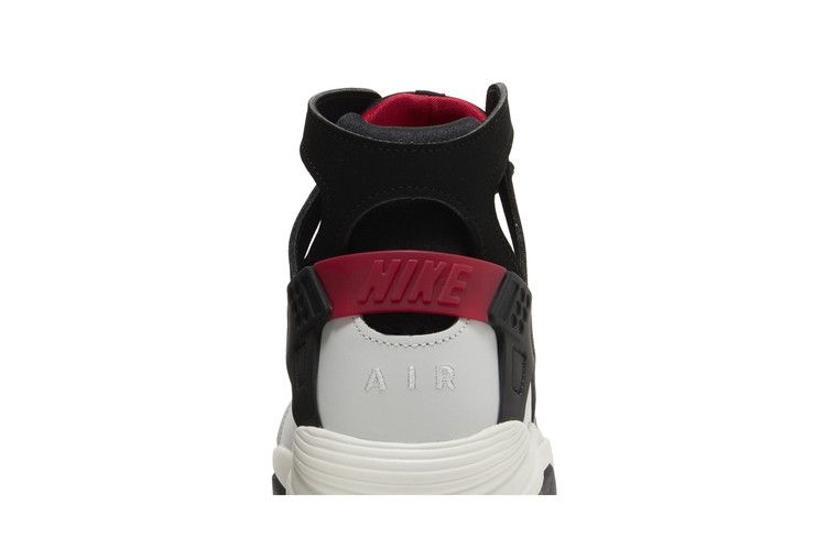 Nike Air Flight Huarache 'Photon Dust Black' — Photon Dust/Gym Red/Sail/Black