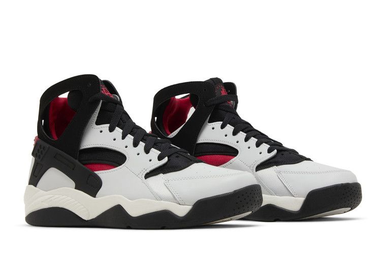 Nike Air Flight Huarache 'Photon Dust Black' — Photon Dust/Gym Red/Sail/Black