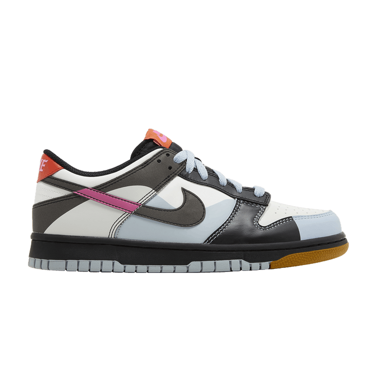 Nike Dunk Low GS 'Dance' — Summit White/Light Armory Blue/Black/Playful Pink