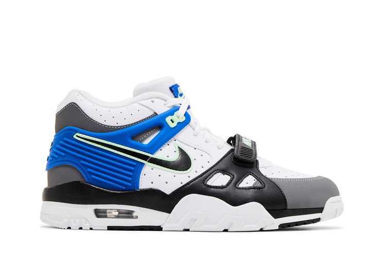 Nike Air Trainer 3 GS 'Smoke Grey Game Royal' — White/Black/Smoke Grey/Game Royal