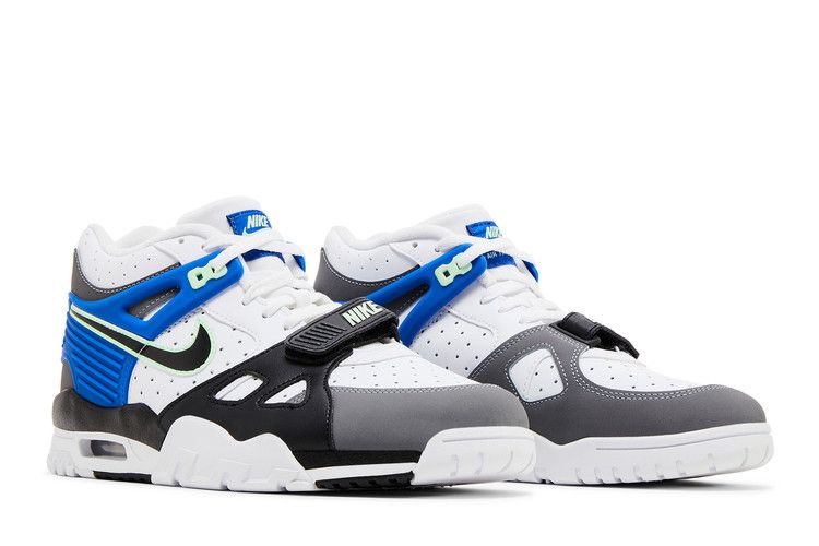Nike Air Trainer 3 GS 'Smoke Grey Game Royal' — White/Black/Smoke Grey/Game Royal