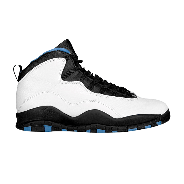 Air Jordan 10 OG 'Powder Blue' — White/Black-Dark Powder Blue