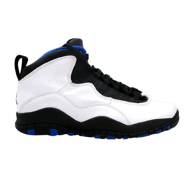 Air Jordan 10 OG 'Orlando' — White/Black-Royal Blue-Metallic Silver
