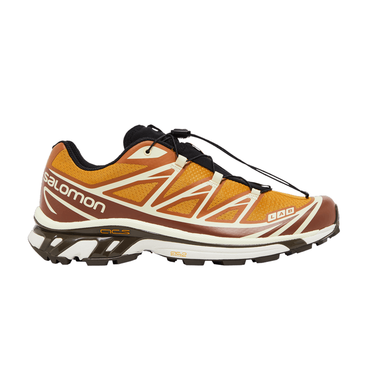 END. x Salomon XT-6 'Porcini' — Sugar Almond/Yellow/Wren