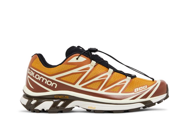END. x Salomon XT-6 'Porcini' — Sugar Almond/Yellow/Wren