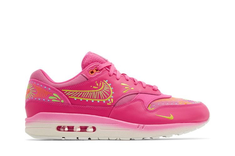 Nike Air Max 1 Premium 'Día De Muertos' — Hyper Pink/Sail/Opti Yellow/Green Strike (2)