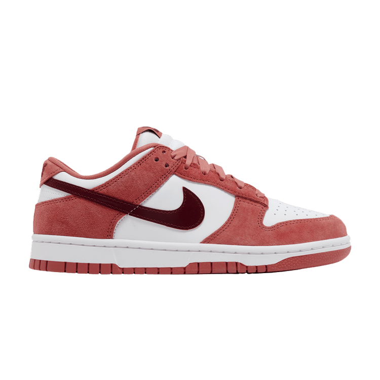 Nike Wmns Dunk Low 'Valentine's Day 2024' — White/Team Red/Adobe/Dragon Red