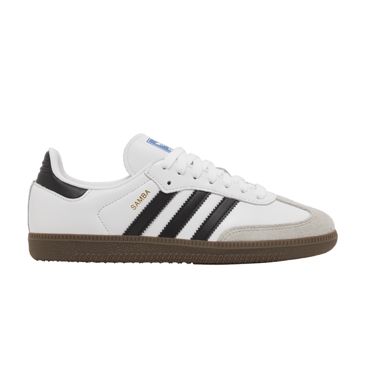 adidas Wmns Samba OG 'White Clear Granite' — Cloud White/Core Black/Clear Granite