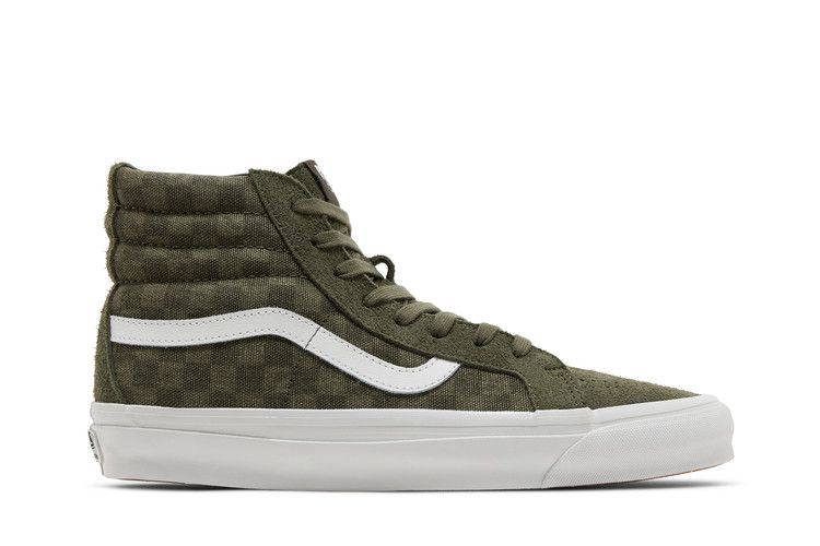 Vans OG Sk8-Hi LX 'Checkerboard - Grape Leaf' — Grape Leaf