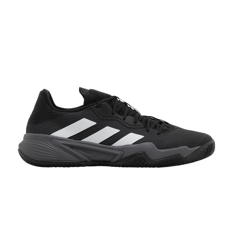 adidas Barricade Clay 'Black White' — Core Black/Cloud White/Grey Five