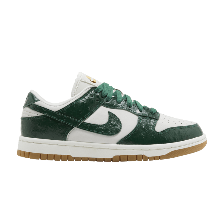 Nike Wmns Dunk Low LX 'Gorge Green Ostrich' — Phantom/Gorge Green/Sail/Metallic Gold
