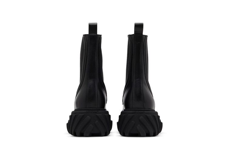Off-White Wmns Tractor Motor Chelsea Boot 'Black' — Black