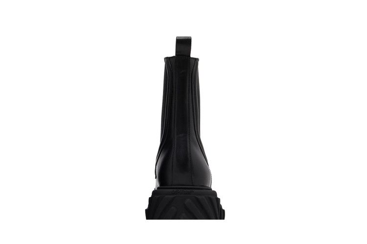 Off-White Wmns Tractor Motor Chelsea Boot 'Black' — Black