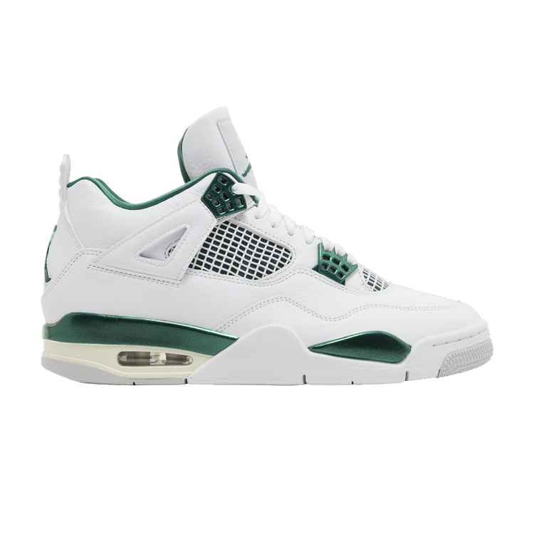 Air Jordan 4 Retro 'Oxidized Green' — White/Oxidized Green/White/Neutral Grey