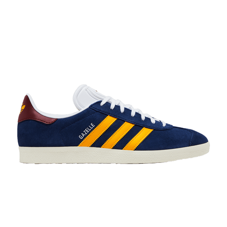 adidas Gazelle 'Dark Blue Crew Yellow' — Dark Blue/Crew Yellow/Collegiate Burgundy