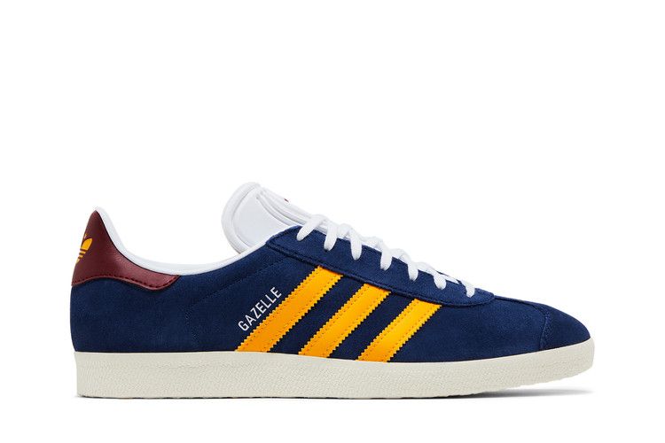 adidas Gazelle 'Dark Blue Crew Yellow' — Dark Blue/Crew Yellow/Collegiate Burgundy