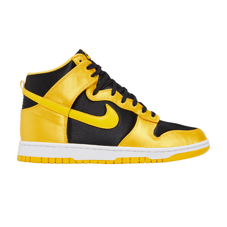 Nike Wmns Dunk High 'Satin Goldenrod' — Black/Varsity Maize/White