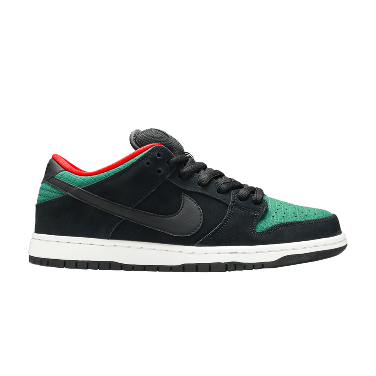 Nike Dunk Low Pro SB 'Reptile' — Black/Black-Gorge Green
