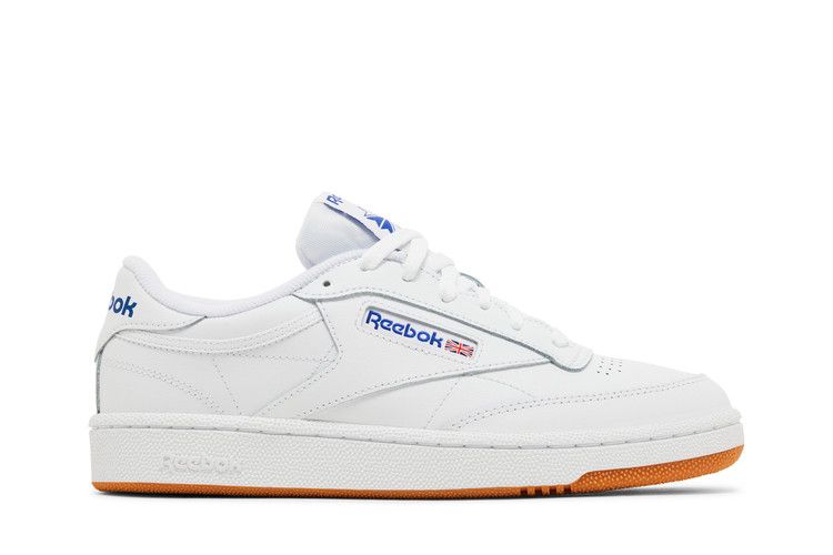 Reebok Club C 85 'White Royal Gum' — White/Royal/Gum