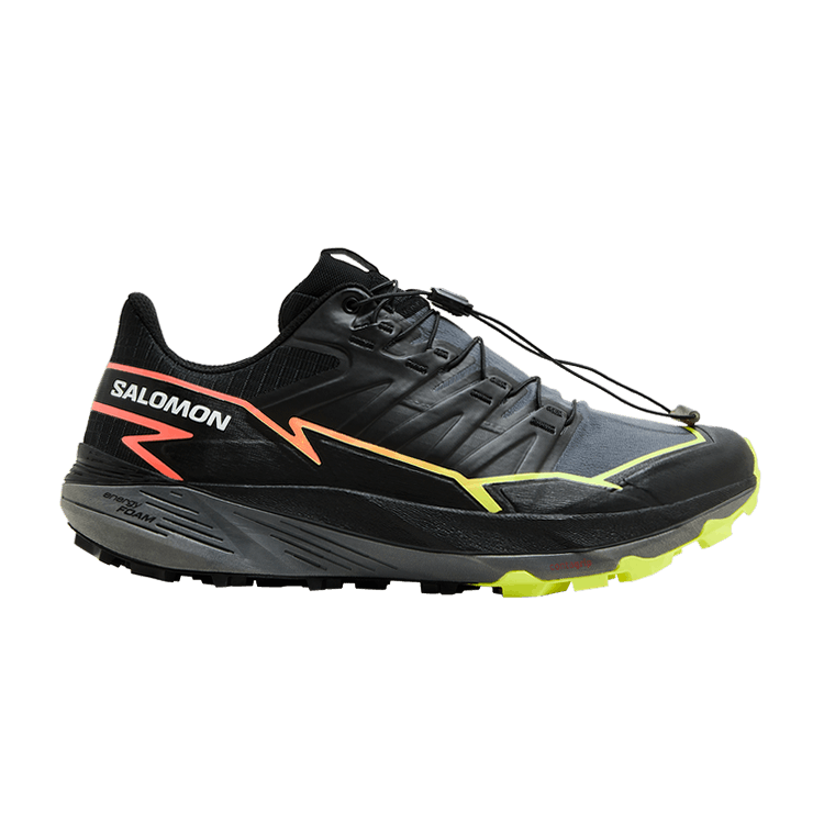 Salomon Thundercross 'Black Fiery Coral' — Black/Quiet Shade/Fiery Coral