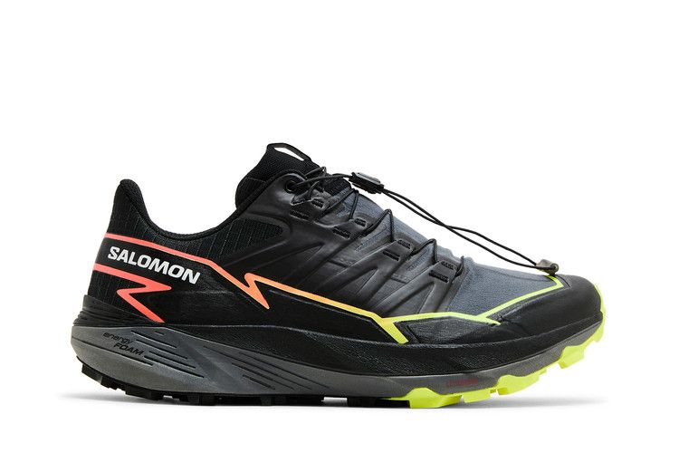 Salomon Thundercross 'Black Fiery Coral' — Black/Quiet Shade/Fiery Coral