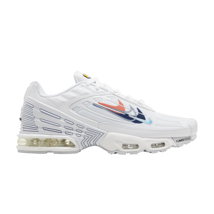 Nike Air Max Plus 3 'Multi-Swoosh - White Midnight Navy' — White/Black/White/Midnight Navy