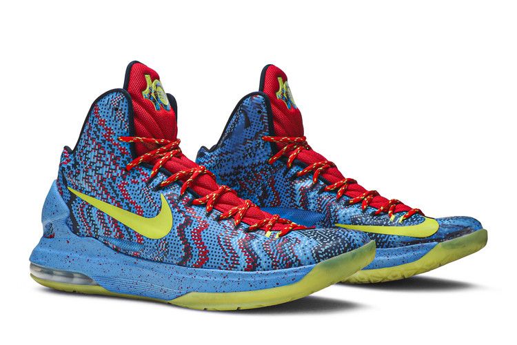 Nike Zoom KD 5 'Christmas' — Hyprbl/Atmc Grn-Pht Bl-Chllng (9)