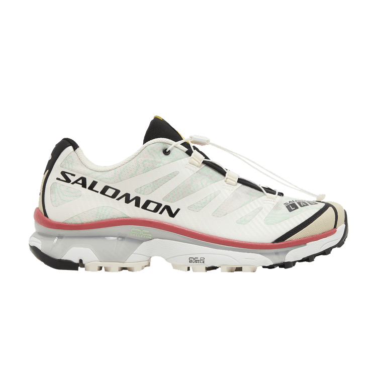 Salomon XT-4 OG 'Topography - Vanilla Ice' — Vanilla Ice/White/Aurora Red