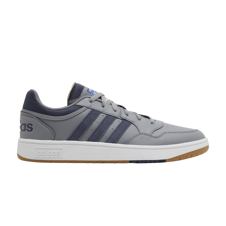 Adidas Hoops 3.0 Low 'Grey Shadow Navy' — Grey/Shadow Navy/Cloud White