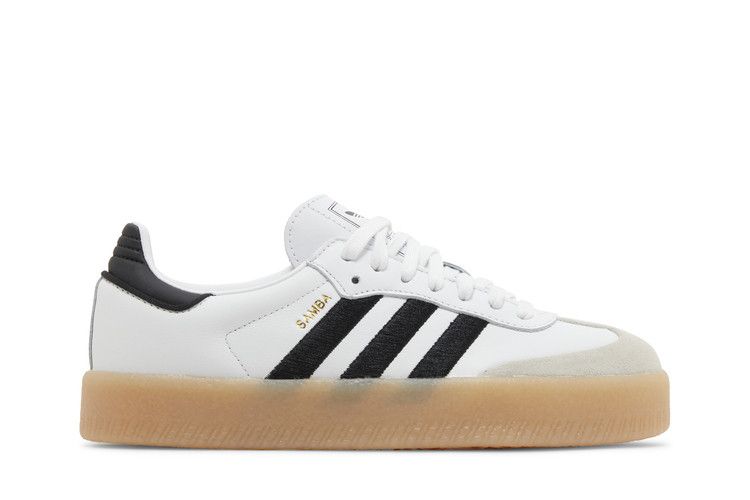 adidas Wmns Sambae 'White Black Gum' — Cloud White/Cloud White/Core Black