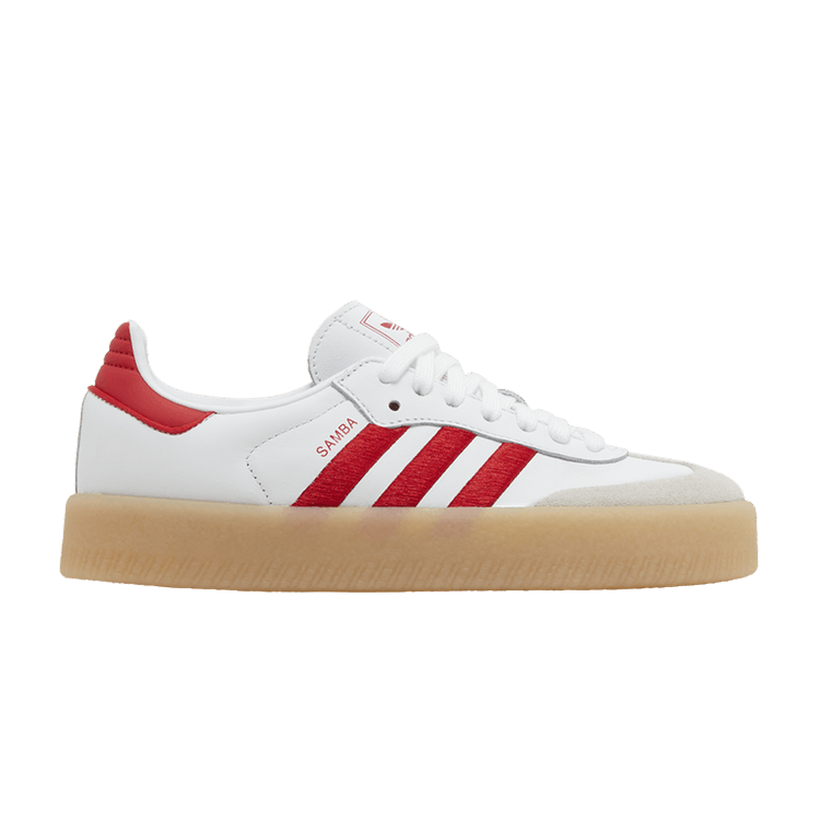 adidas Wmns Sambae 'White Scarlet Gum' — Cloud White/Better Scarlet/Cloud White