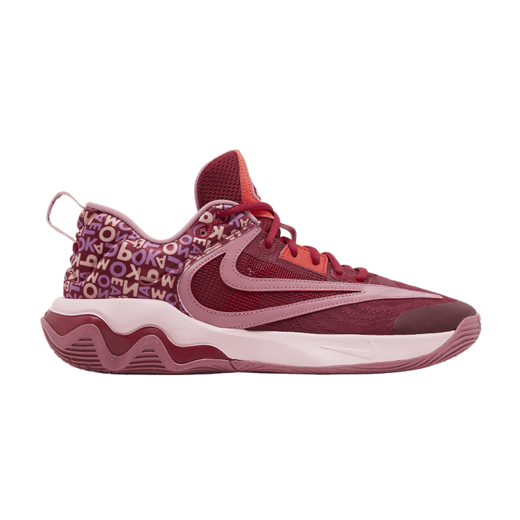 Nike Giannis Immortality 3 'Alphabet Bros' — Noble Red/Desert Berry/Medium Soft Pink/Ice Peach