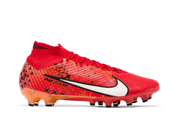 Nike Zoom Mercurial Superfly 9 Elite MDS AG Pro 'Dream Speed - Light Crimson' — Light Crimson/Bright Mandarin/Black/Pale Ivory (2)