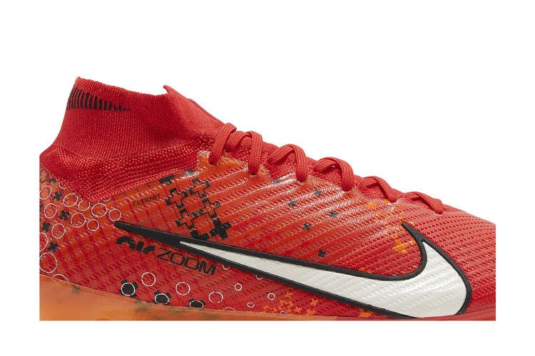 Nike Zoom Mercurial Superfly 9 Elite MDS FG 'Dream Speed - Light Crimson' — Light Crimson/Bright Mandarin/Black/Pale Ivory (3)