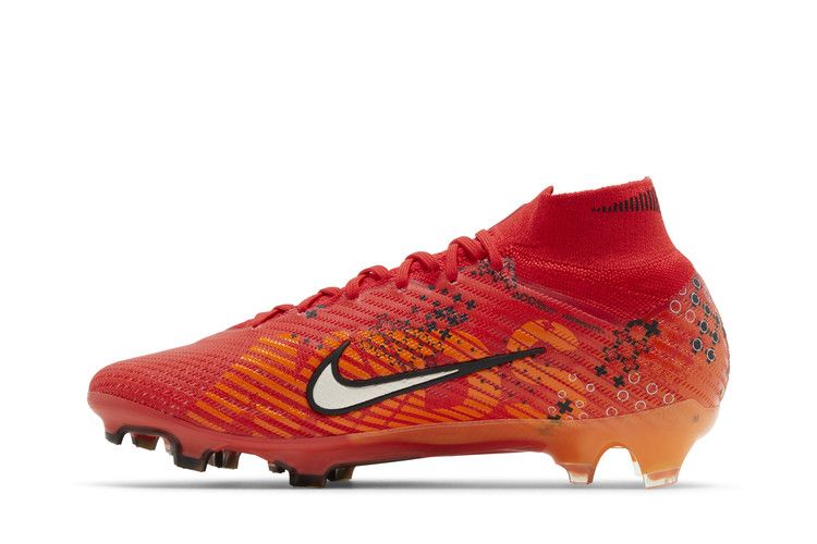 Nike Zoom Mercurial Superfly 9 Elite MDS FG 'Dream Speed - Light Crimson' — Light Crimson/Bright Mandarin/Black/Pale Ivory (4)