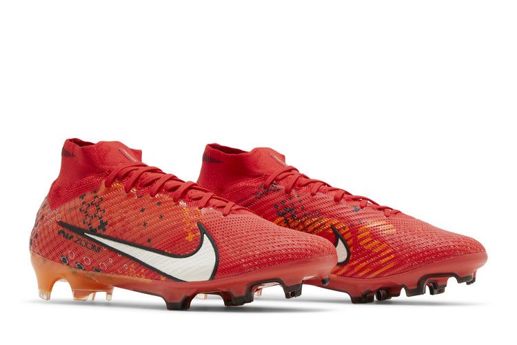 Nike Zoom Mercurial Superfly 9 Elite MDS FG 'Dream Speed - Light Crimson' — Light Crimson/Bright Mandarin/Black/Pale Ivory (9)
