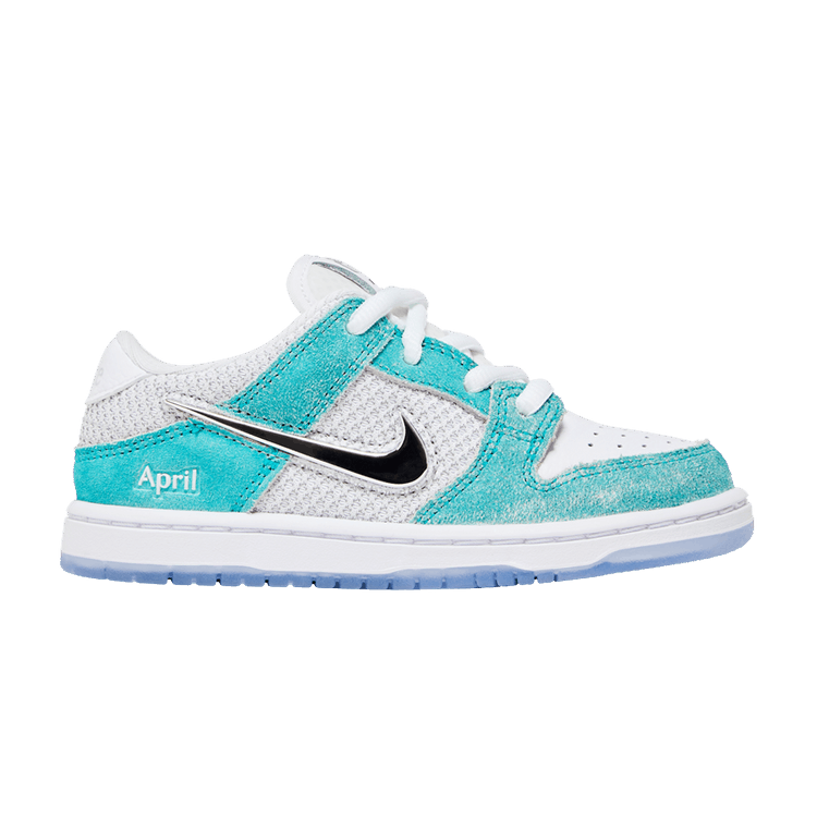 April Skateboards x Nike Dunk Low SB TD 'Turbo Green' — Turbo Green/Metallic Silver/Turbo Green