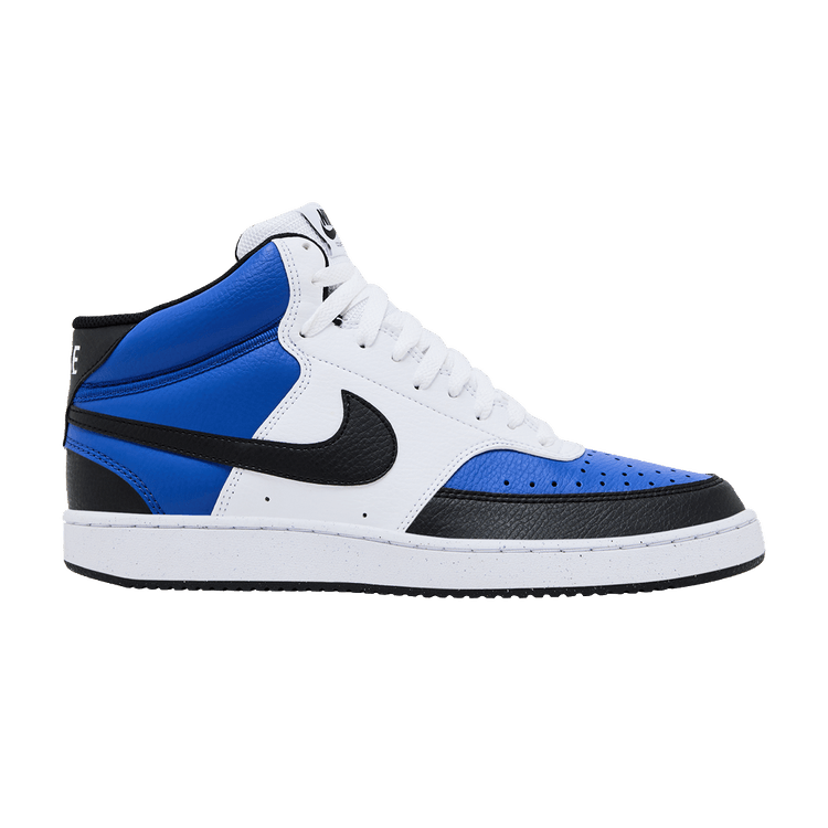 Nike Court Vision Mid Next Nature 'Game Royal Black' — Game Royal/White/Black