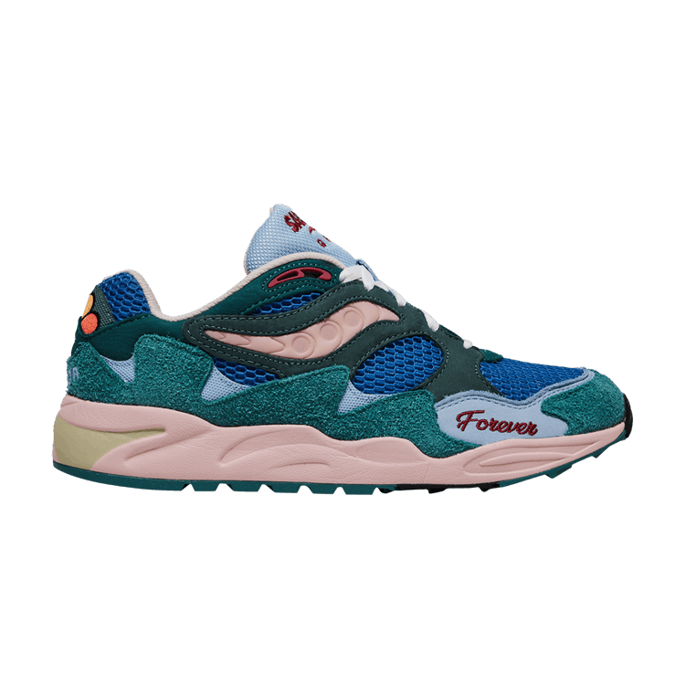 Jae Tips x Saucony Grid Shadow 2 'What's the Occasion? - Wear To A Date' — Blue