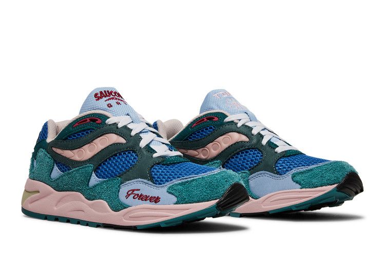 Jae Tips x Saucony Grid Shadow 2 'What's the Occasion? - Wear To A Date' — Blue