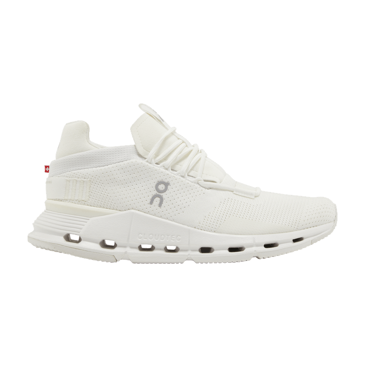 ON Wmns Cloudnova 'Undyed White' — Undyed-White/White