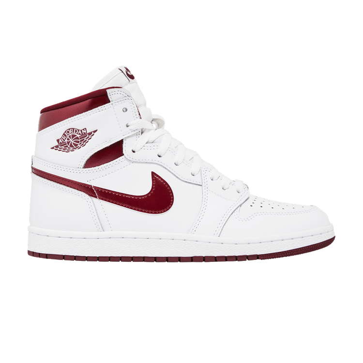 Air Jordan 1 Retro High '85 OG 'Metallic Burgundy' — White/Team Red/White