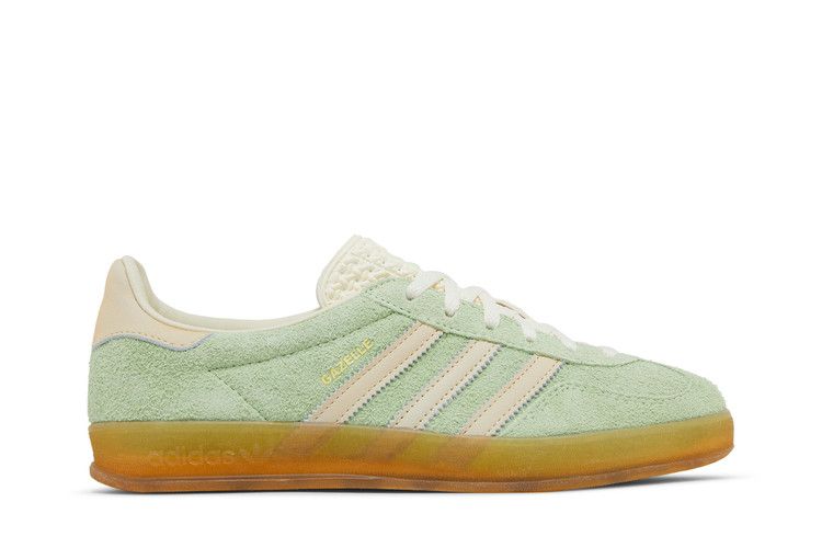 adidas Wmns Gazelle Indoor 'Green Spark' — Semi Green Spark/Almost Yellow/Cream White