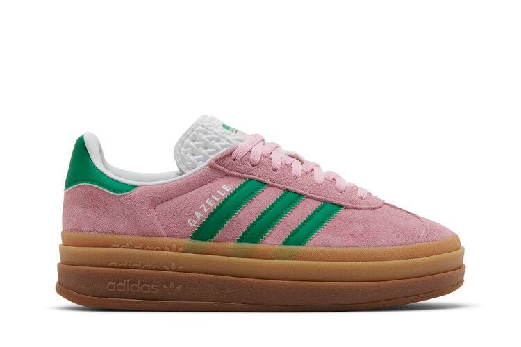 adidas Wmns Gazelle Bold 'True Pink Green' — True Pink/Green/Cloud White