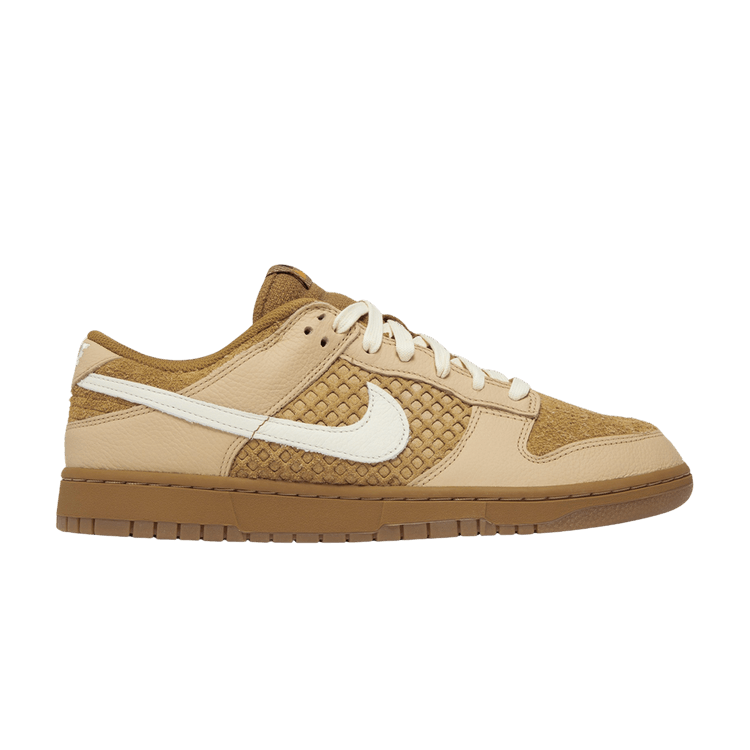 Nike Dunk Low 'Waffle' — Wheat/Coconut Milk/Sesame/Black/Total Orange
