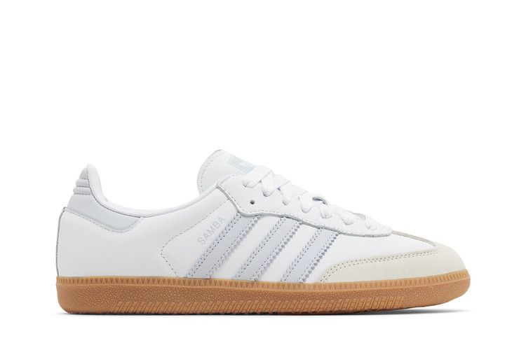 adidas Wmns Samba OG 'White Halo Blue Gum' — Cloud White/Halo Blue/Off White