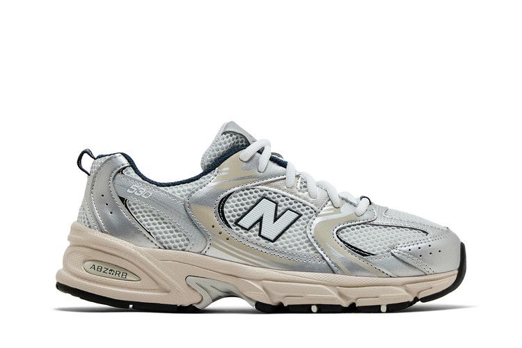 New Balance 530 Big Kid 'Summer Fog Navy' — Summer Fog/Nimbus Cloud/Navy
