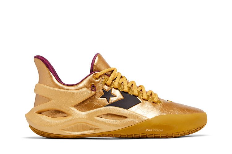 Willy Wonka x Converse All Star BB Trilliant CX 'Golden Ticket' — Gold/Velvet Brown/Gold