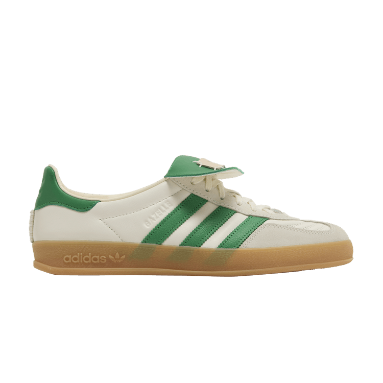 Foot Industry x adidas Gazelle Indoor 'Off White Green' — Off White/Green/Off White