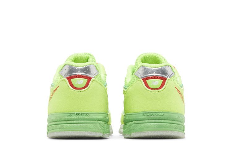 DTLR x New Balance 990v4 Toddler 'Festive' — Green/Green